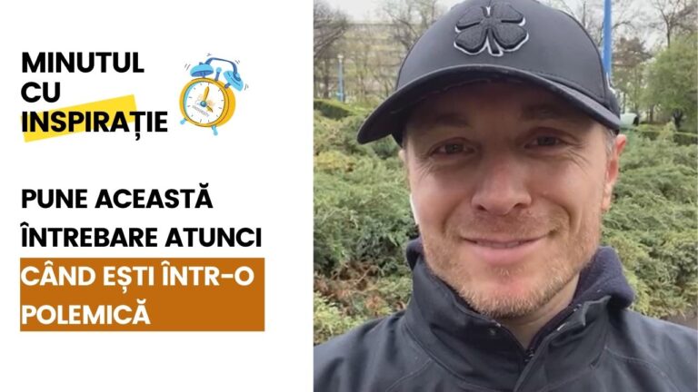 Pune această întrebare atunci când ești într-o polemică.